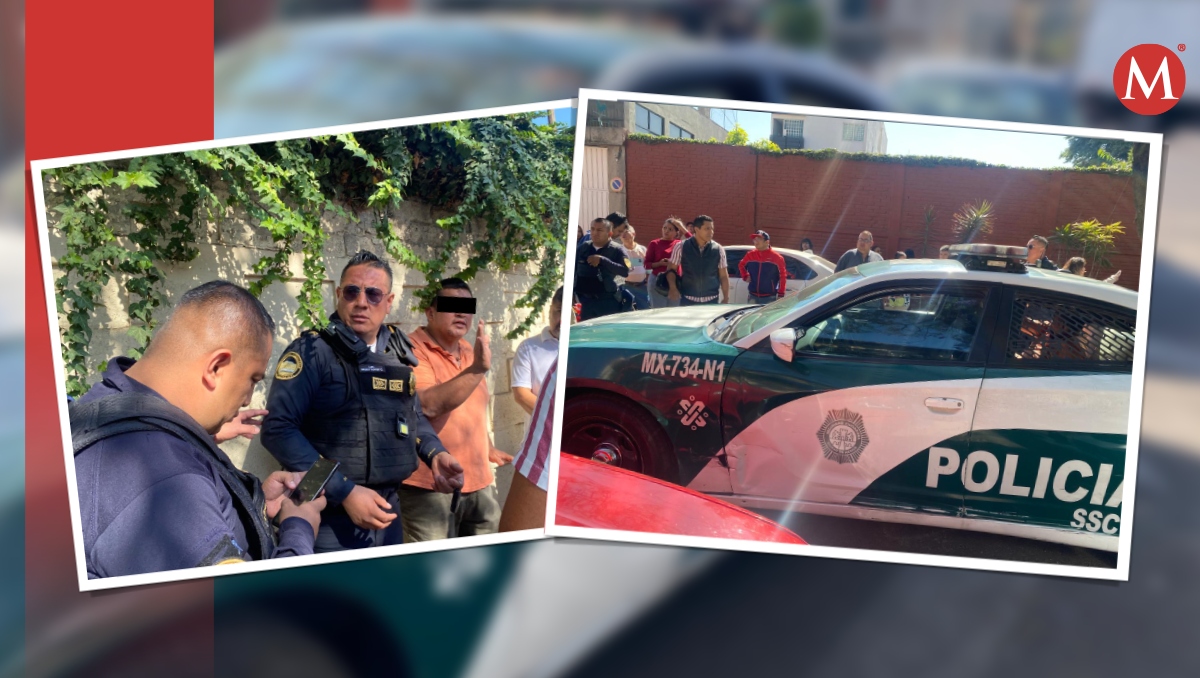 El hombre fue detenido afuera de un kínder en la colonia Militar Marte