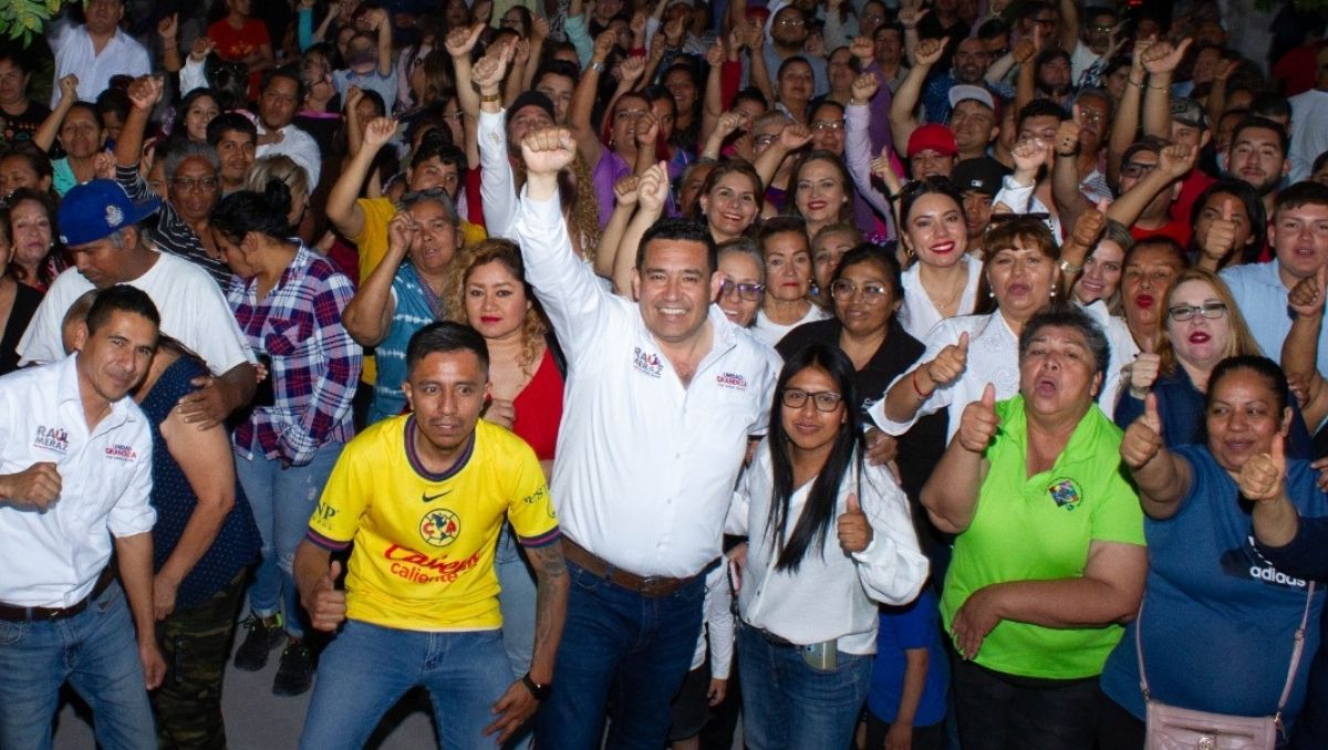 Con limpieza y propuestas, Raúl Meraz arranca su campaña por la Presidencia Municipal. | Especial