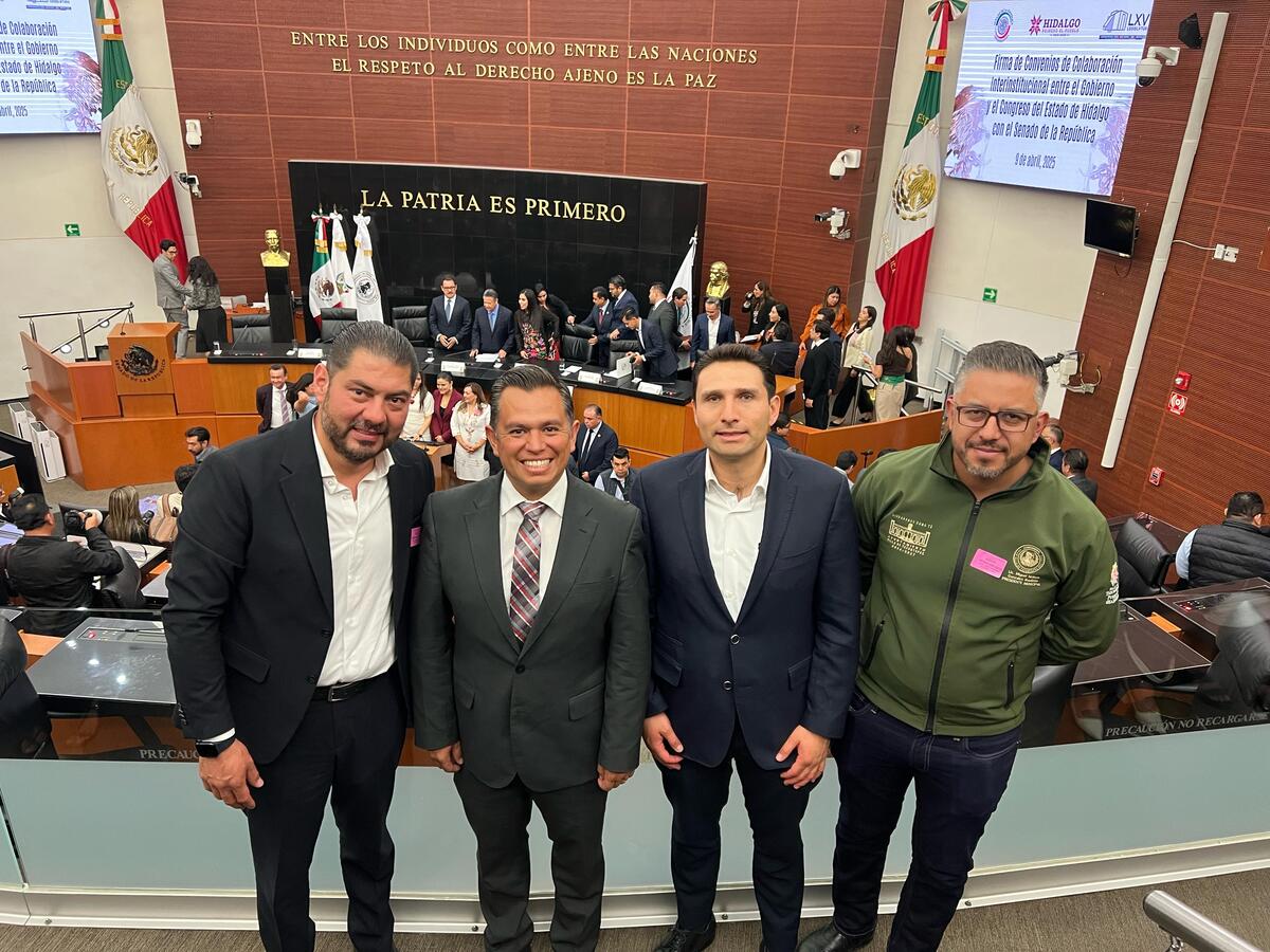 Mineral del Monte participó en el evento “Hidalgo en el Senado”