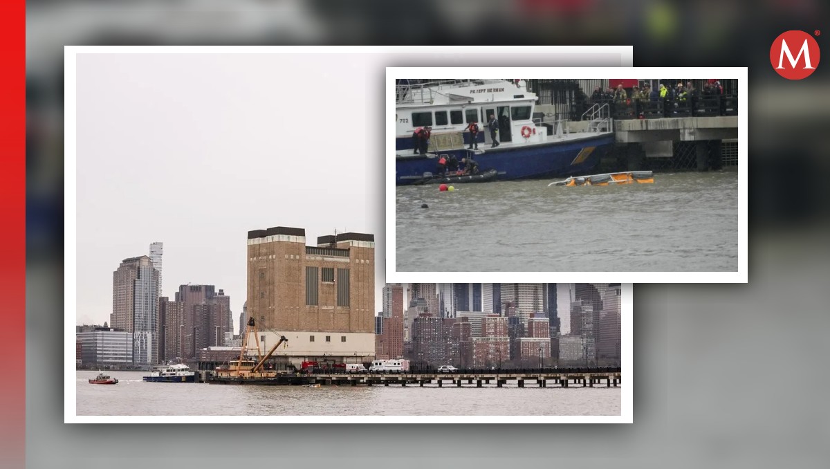 Seis personas murieron en el accidente en el río Hudson frente a Manhattan, en Nueva York. | Diseño: Margarita Salmorán