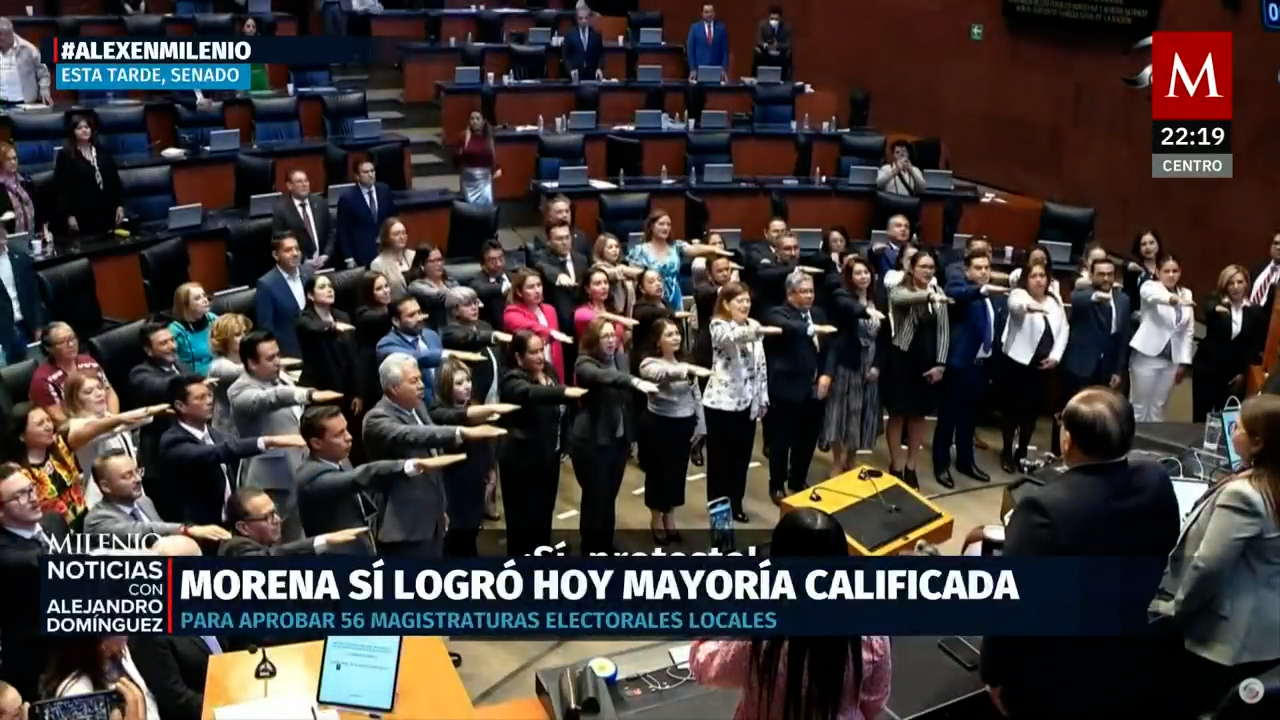 Senado aprueba asignación de 56 magistrados electorales en 30 estados