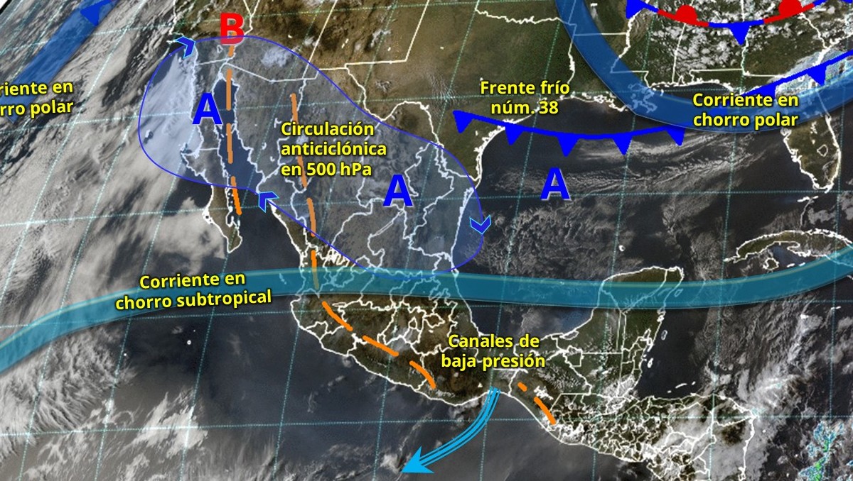 Frente frío 38 dejará vientos fuertes y clima variable en Tamaulipas