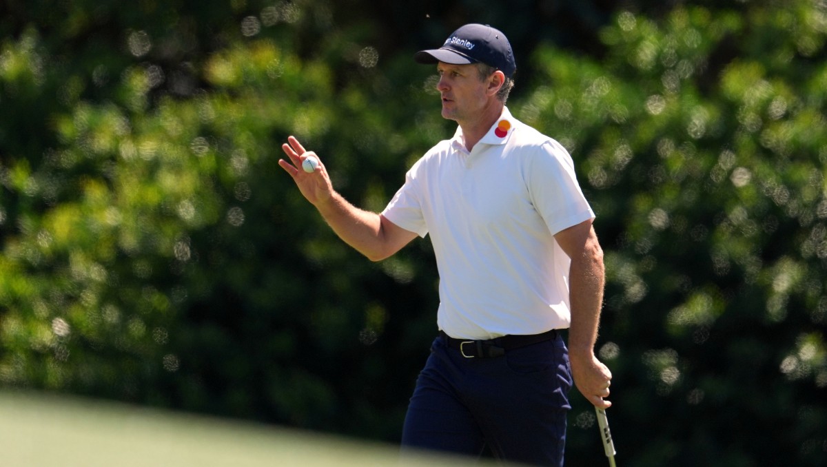 Justin Rose se conserva líder en segunda ronda del Masters de Augusta (AP)