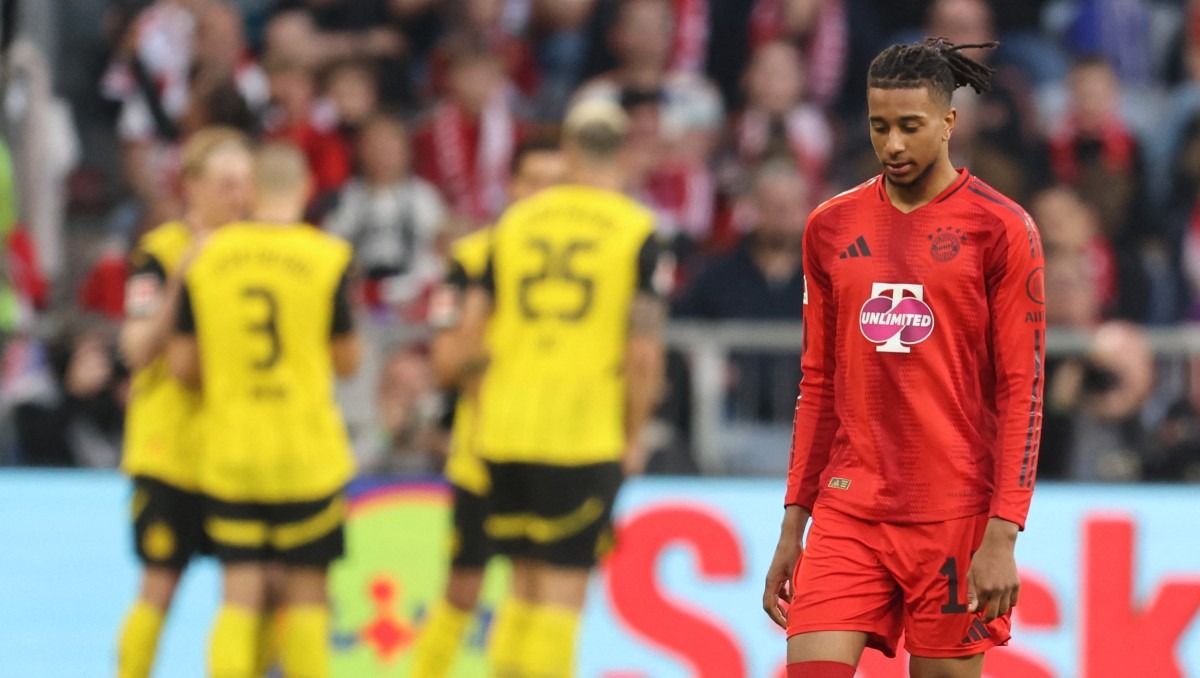 Bayern y Dortmund empatan 2-2 en un vibrante clásico alemán (AFP)