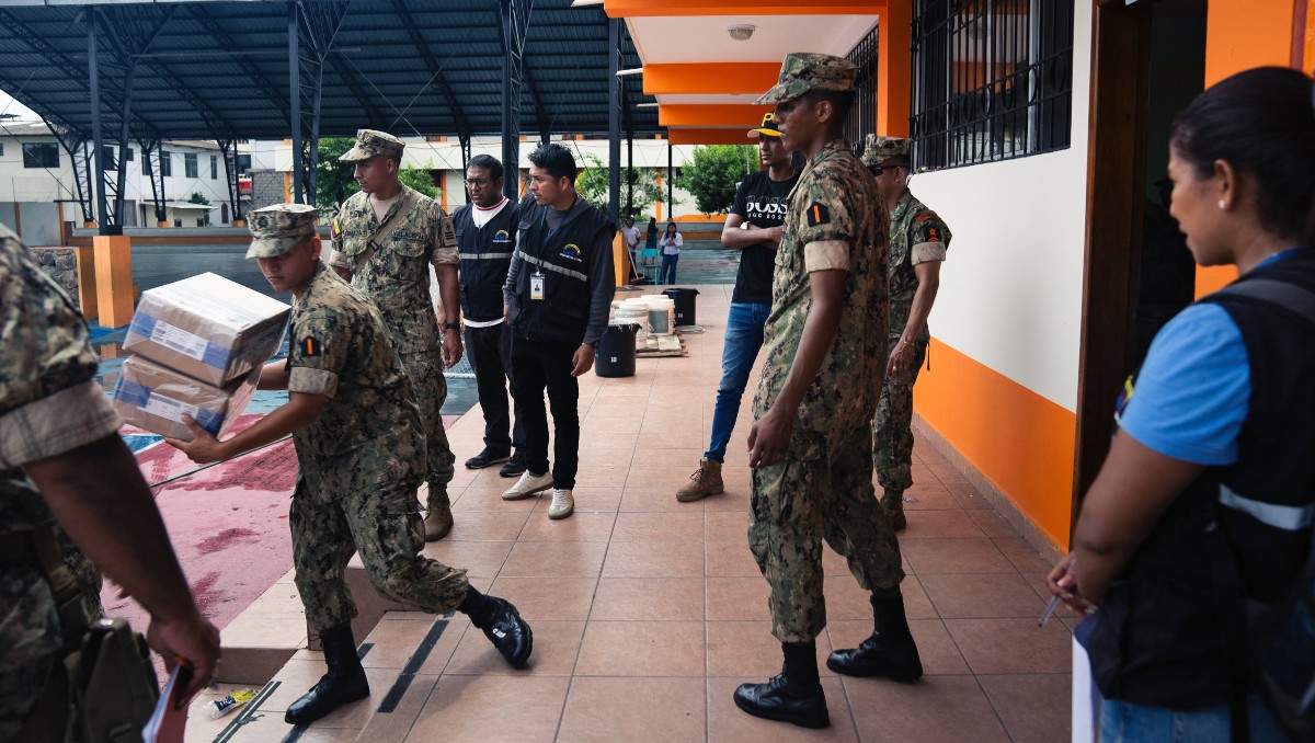 El Ejército vigila las elecciones en Ecuador. | AFP