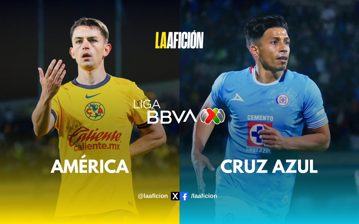 ¿A qué hora juega América vs Cruz Azul? Dónde VER partido de la Liga MX 2025