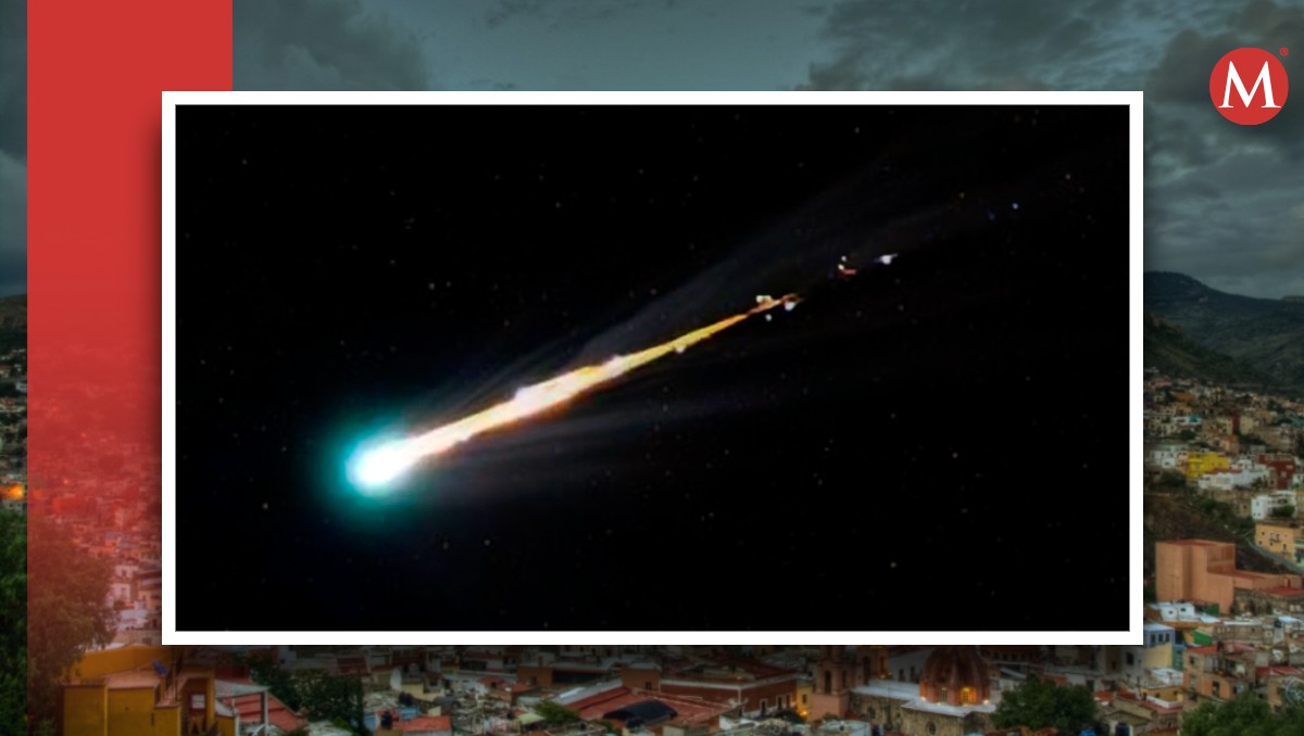 Captan supuesto meteorito en Guanajuato.