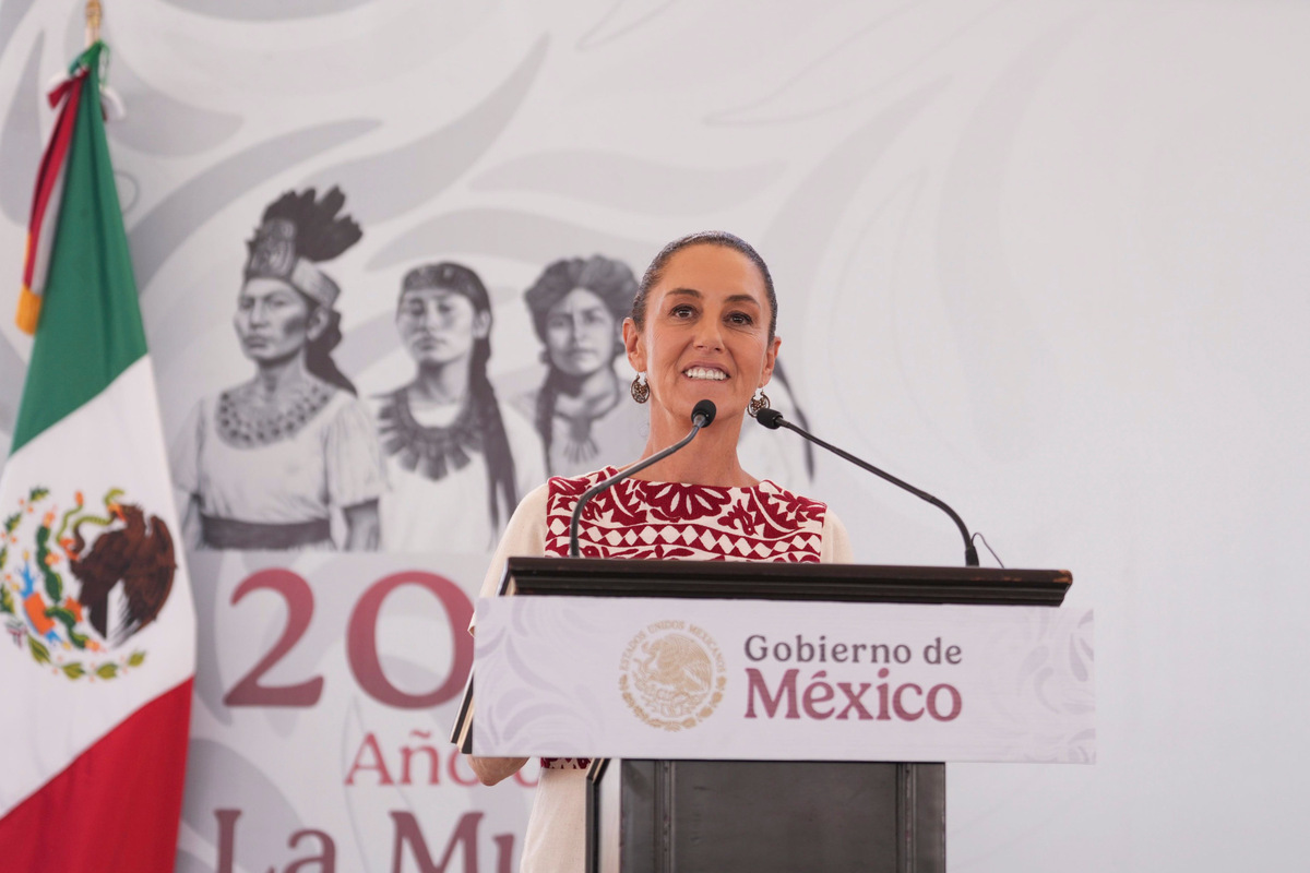 La Presidenta encabezó el arranque de obras del Programa de Viviendas para el Bienestar. | Especial