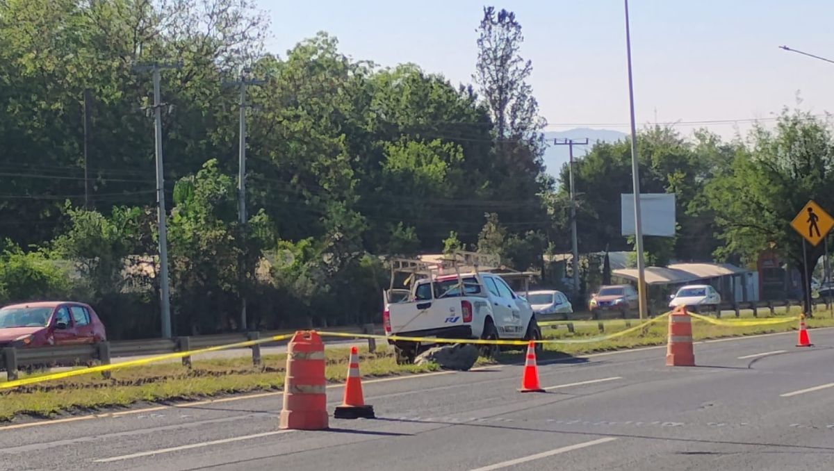 El accidente ocurrió en dirección de Monterrey a Santiago | Sandra González