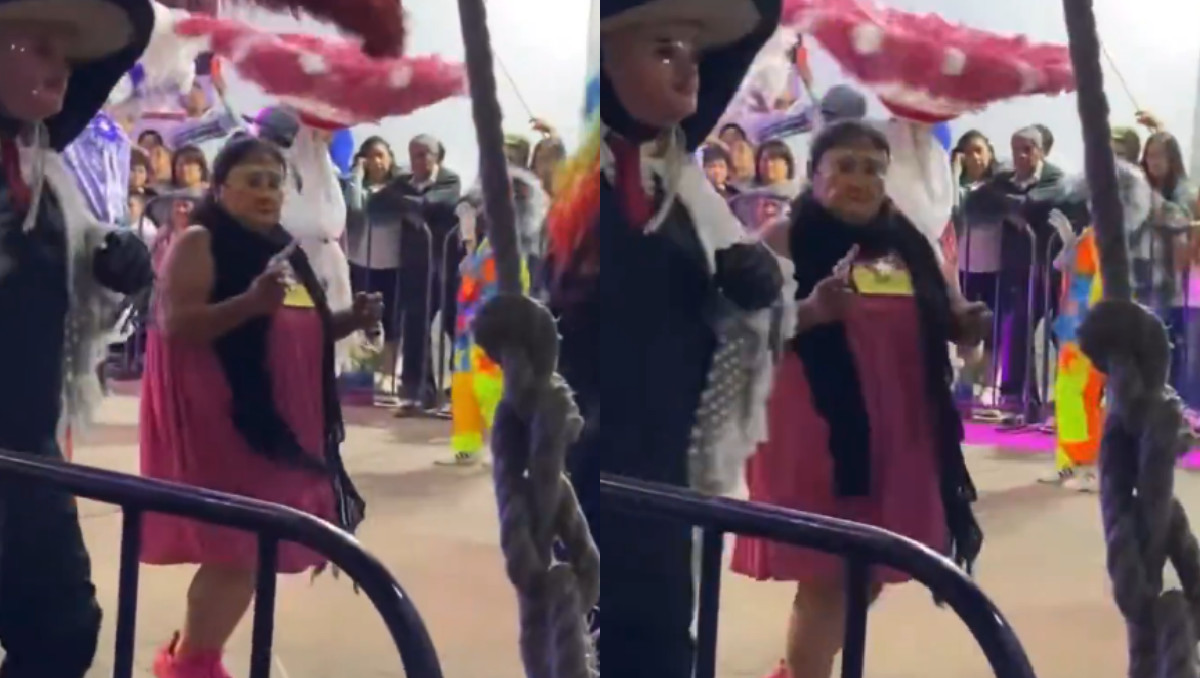 Doña Carlota en el carnaval de Axocomanitla | Especial
