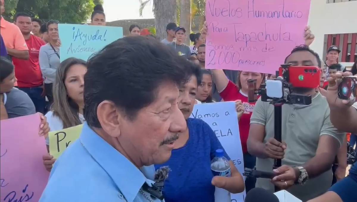 Migrantes venezolanos piden repatriación en Tapachula, Chiapas | Especial