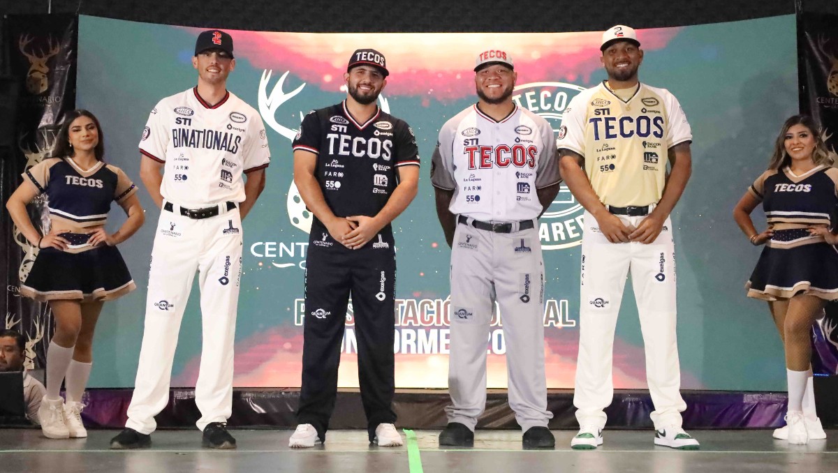 Tecolotes lucen sus nuevos uniformes a usar en la temporada 2025 de la LMB.