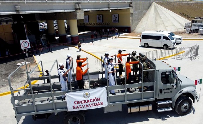 Despliegan operativo de atención y protección al turista en Tamaulipas.  (Cortesía)