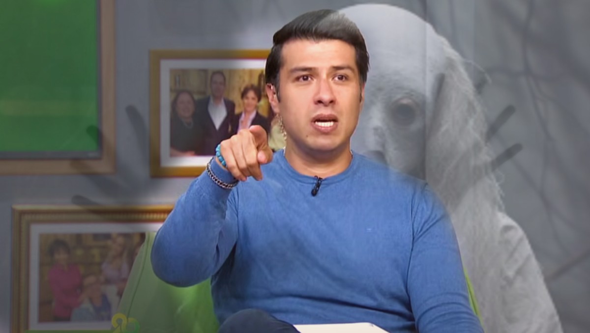 Fantasma se hace presente en grabación de Ventaneando. |