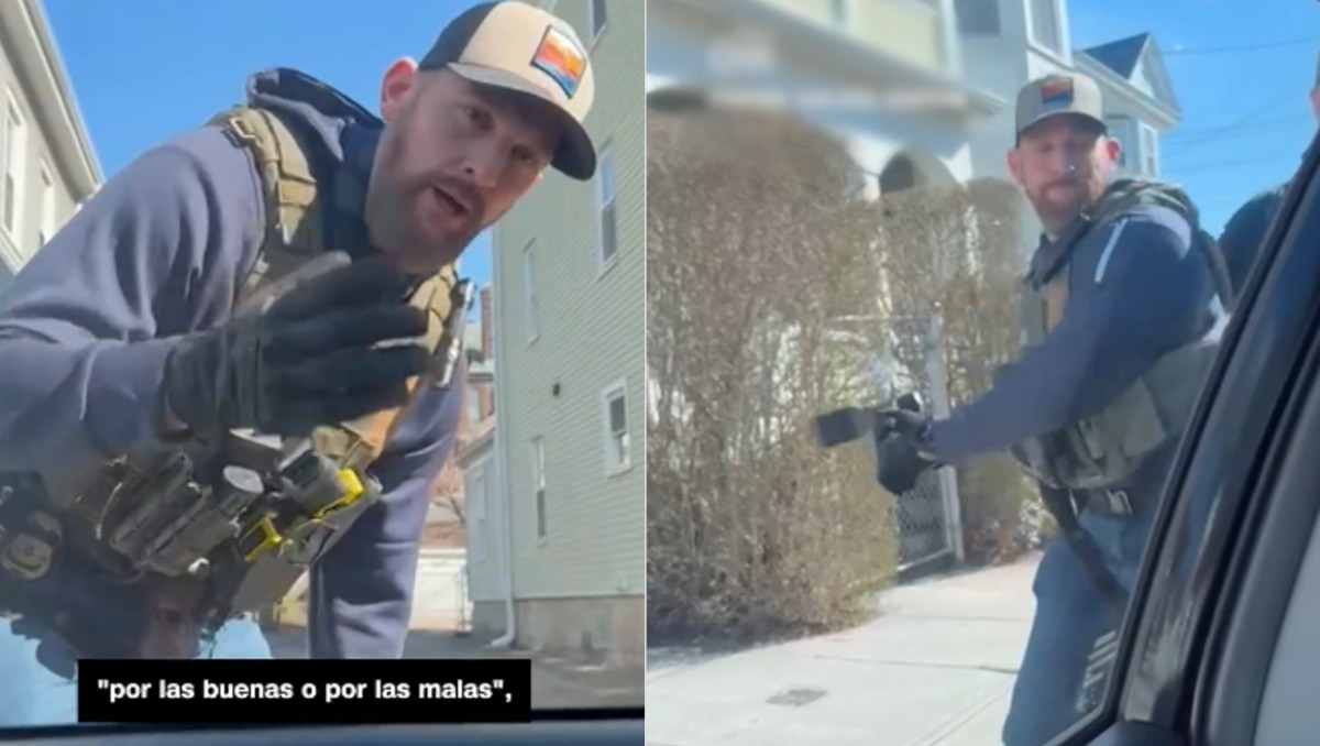 Inmigrante en Estados Unidos es detenido violentamente por el ICE. | Redes