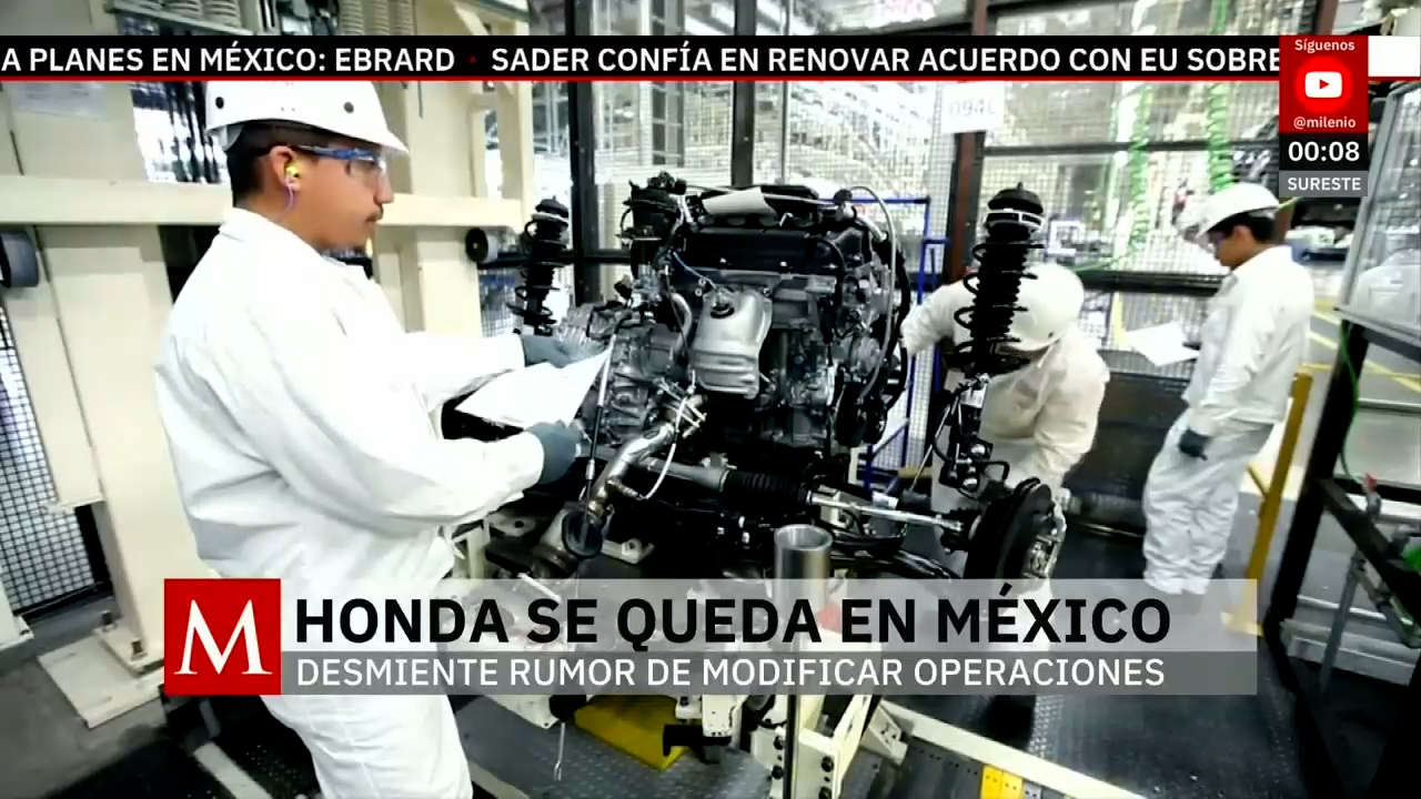 Marcelo Ebrard desmiente que Honda traslade producción de México a Estados Unidos