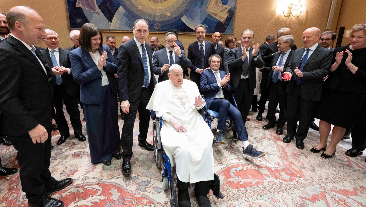 El papa Francisco reaparece tras hospitalización. Foto: Reuters