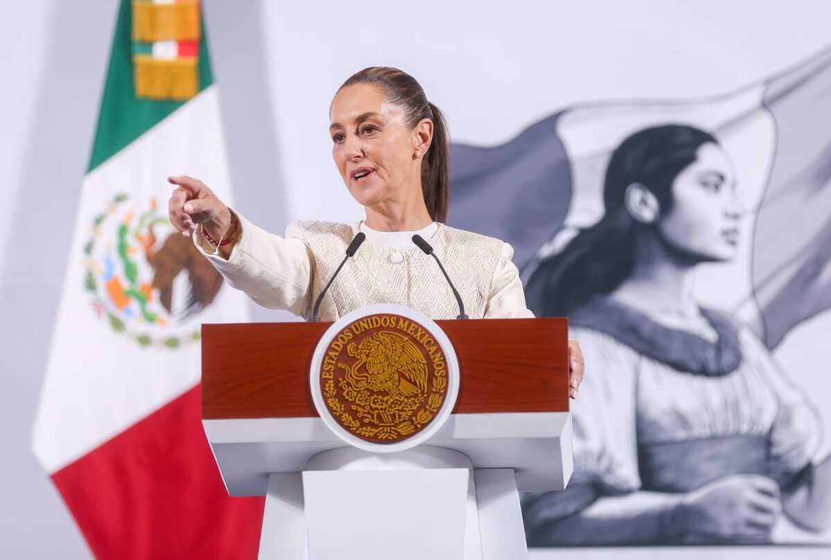 La presidenta Claudia Sheinbaum indicó que no es partidaria de las prohibiciones en el tema de los narcocorridos. | Araceli López