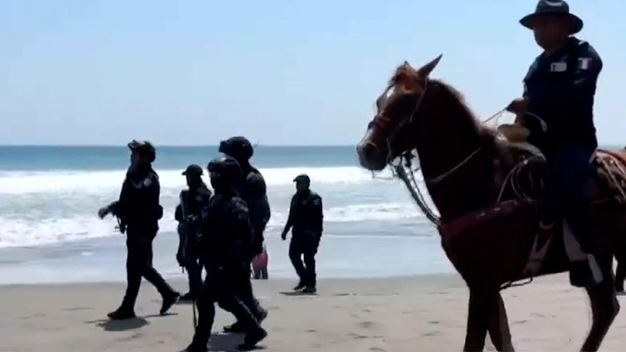 Aumenta seguridad en playas de Chiapas por vacaciones de Semana Santa