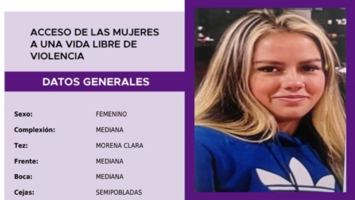 Las autoridades mexicanas ya lanzó un boletín de búsqueda para encontrar a la joven colombiana. | FGJ CdMx