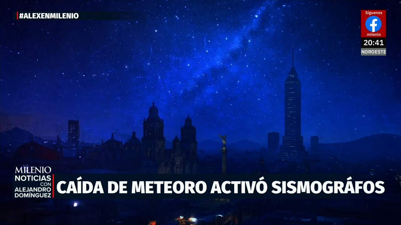 Bólido sorprende a los habitantes de CdMx tras cruzar el cielo con gran brillo