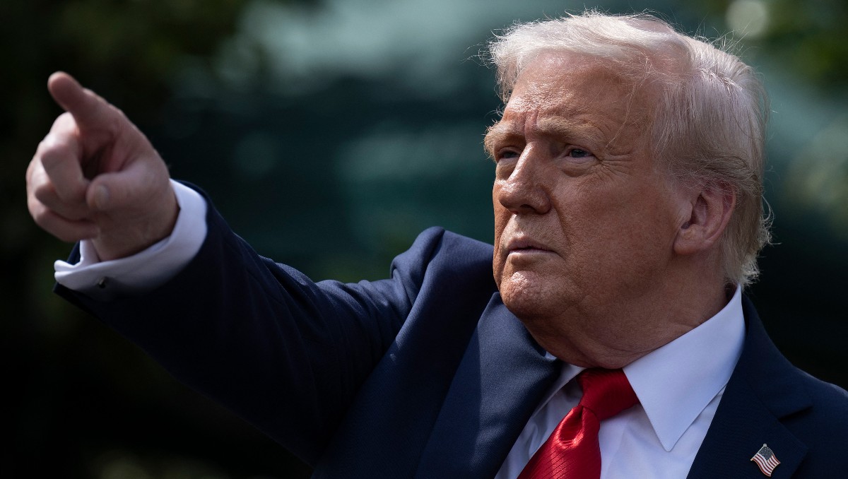 Donald Trump se reunirá hoy con Georgia Meloni. | AFP
