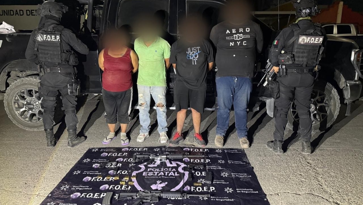 Elementos de la Fuerza Interinstitucional Regional llevaron a cabo la detención (Foto: Cortesía)
