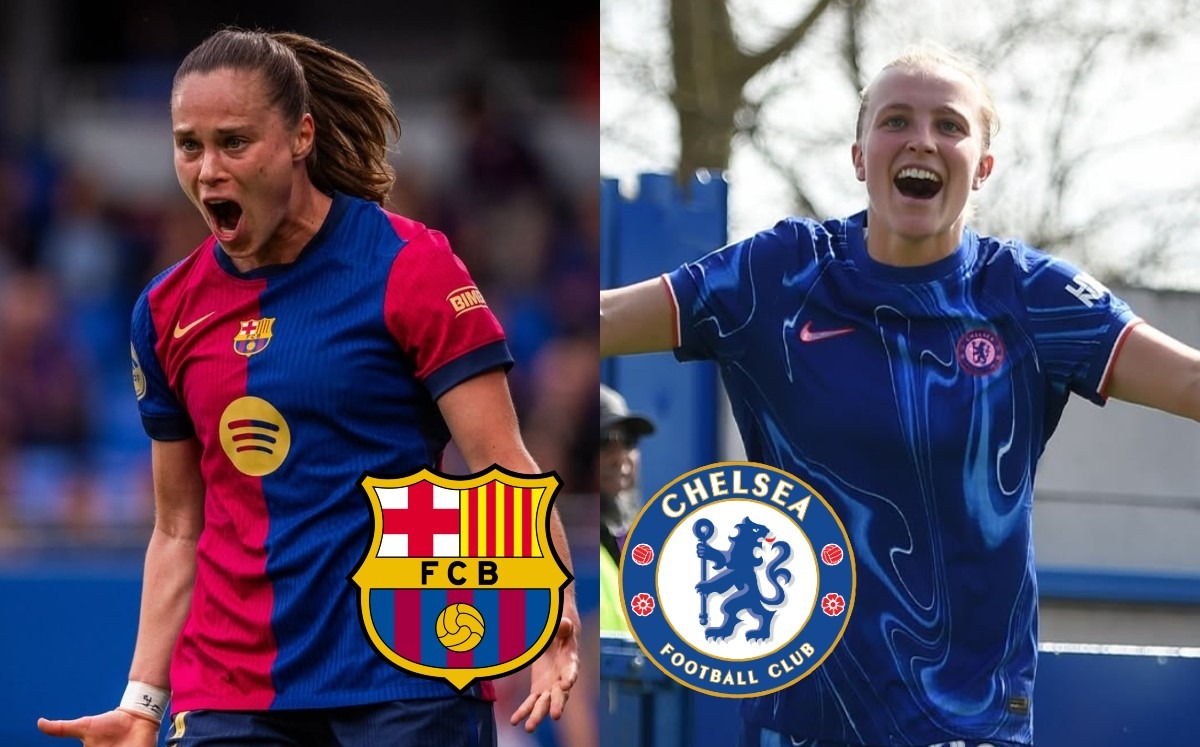 Barcelona y Chelsea juegan la ida de la semifinal en la Champions League Femenina (Instagram @fcbfemeni/@chelseafcw)