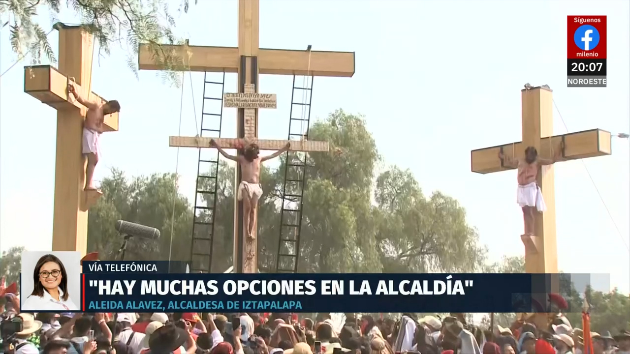 Edición 182 de la Pasión de Cristo en Iztapalapa: Aleida Alavez