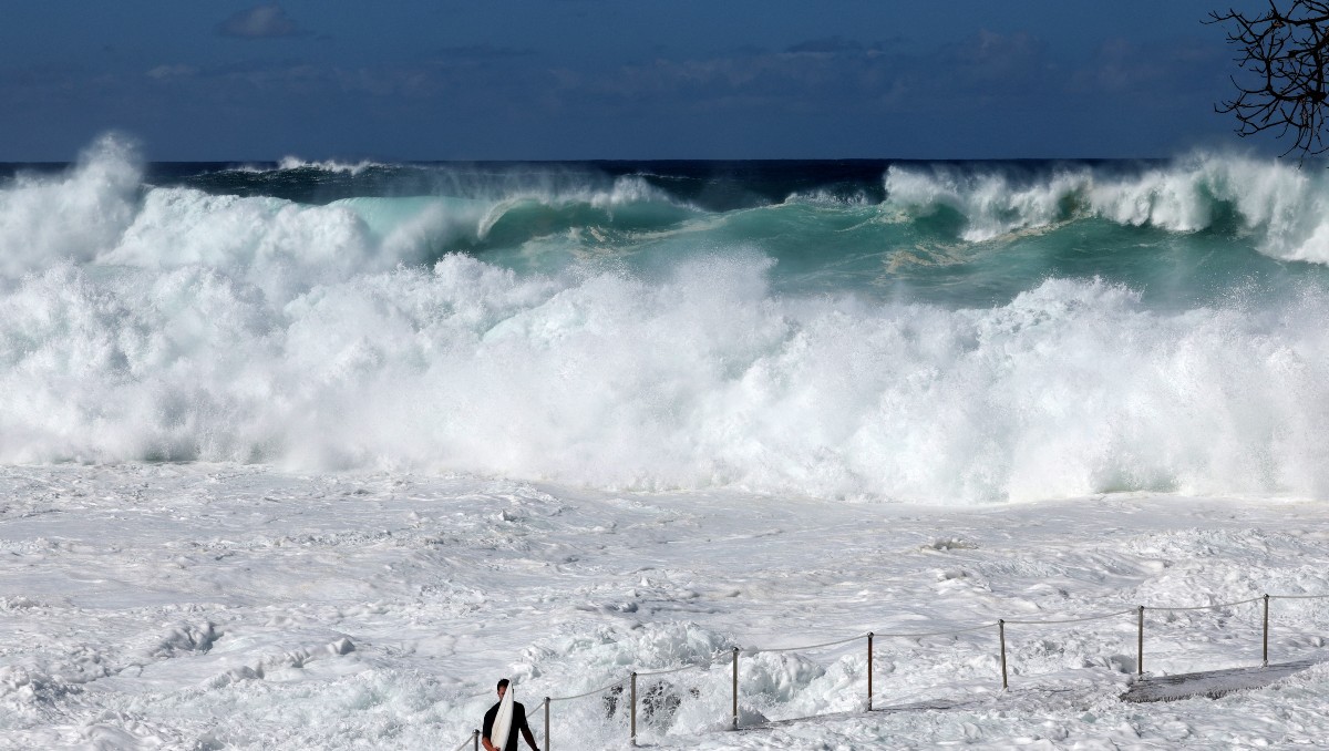 Olas en Australia. (Foto: AFP)