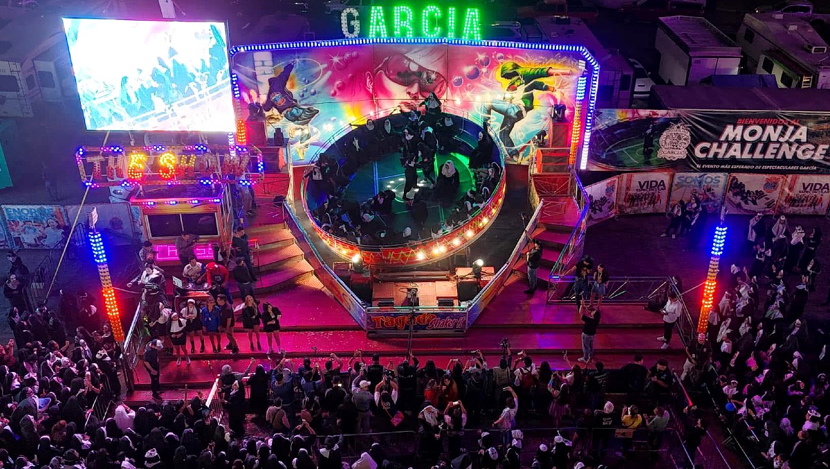Regresa a las Fiestas de Abril Tampico 2025 el reto más viral de Tik Tok: El Monja Challenge. (Espectaculares García)