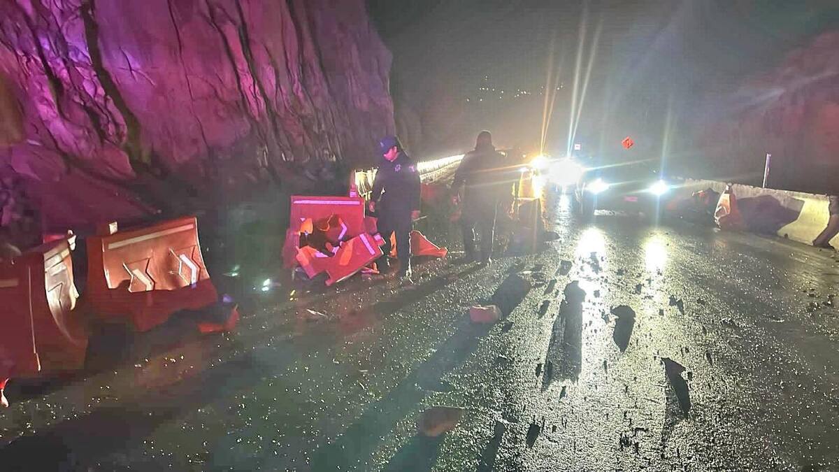 Las lluvias provocaron un nuevo derrumbe en la carretera Pachuca–Huasca