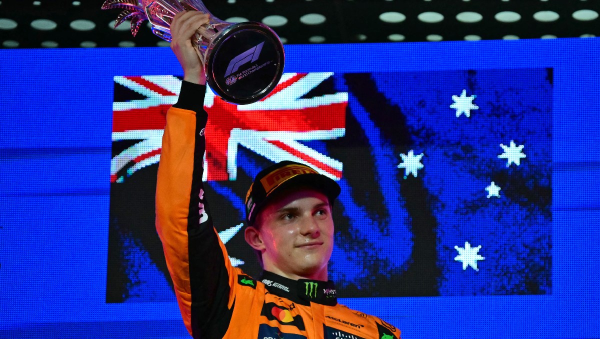 Oscar Piastri, nuevo líder de la F1 al ganar el GP de Arabia Saudita (AFP)