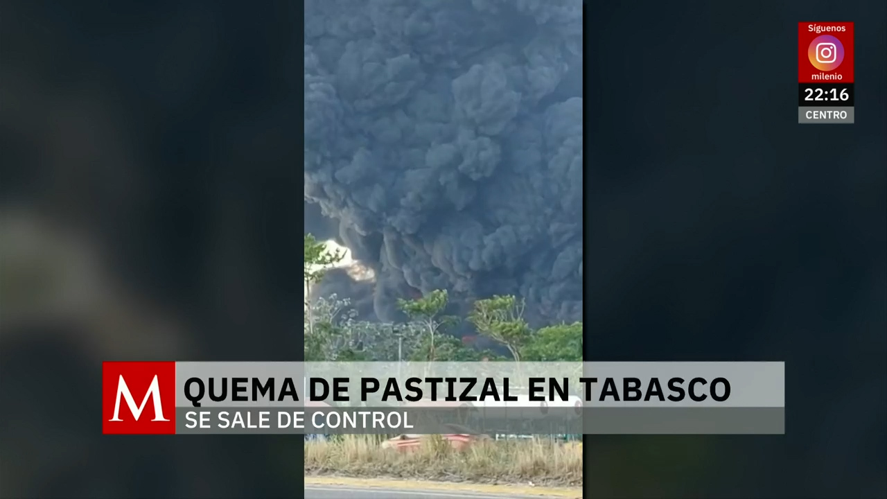 Control de incendio de pastizales en Tabasco sigue siendo prioridad para autoridades