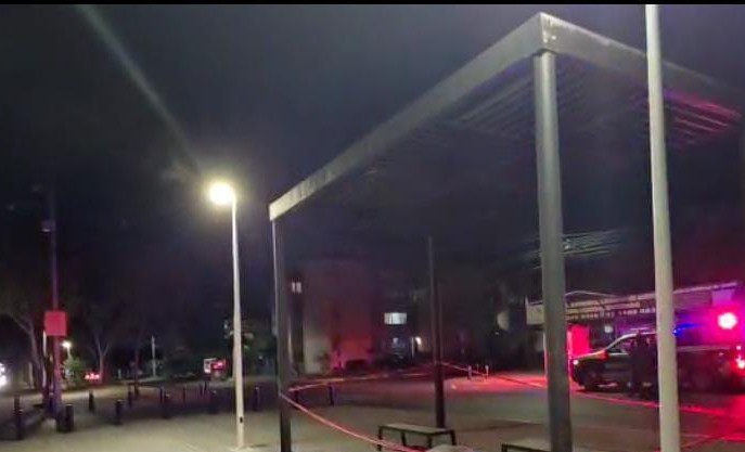 El hallazgo ocurrió en medio de dos bancas en  la colonia Arcos de Zapopan. (Vicente Torres).