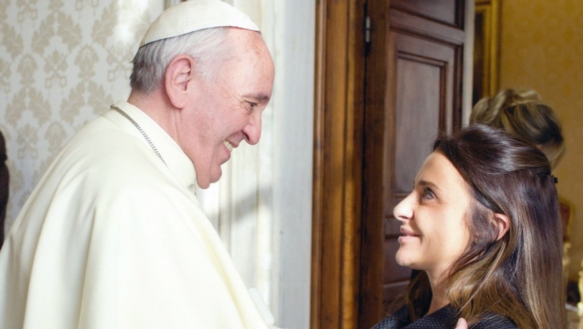La periodista conoció al Papa en persona | Especial