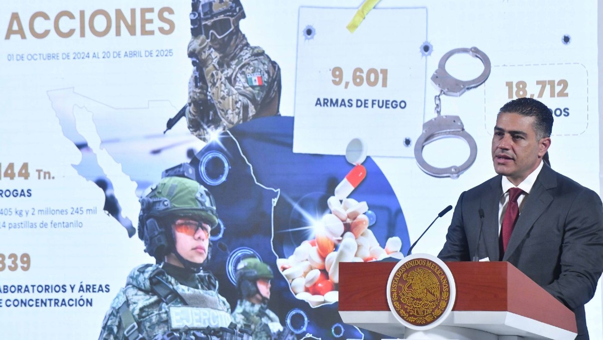 García Harfuch dio a conocer los resultados de la estrategia de seguridad | Cuartoscuro