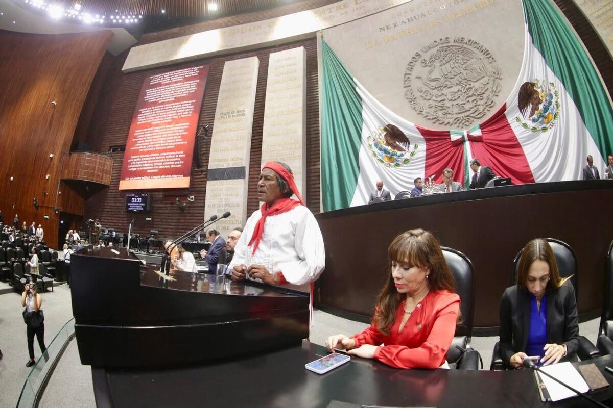 Alejandro Hernández en el marco de la iniciativa 'Las lenguas toman la tribuna'