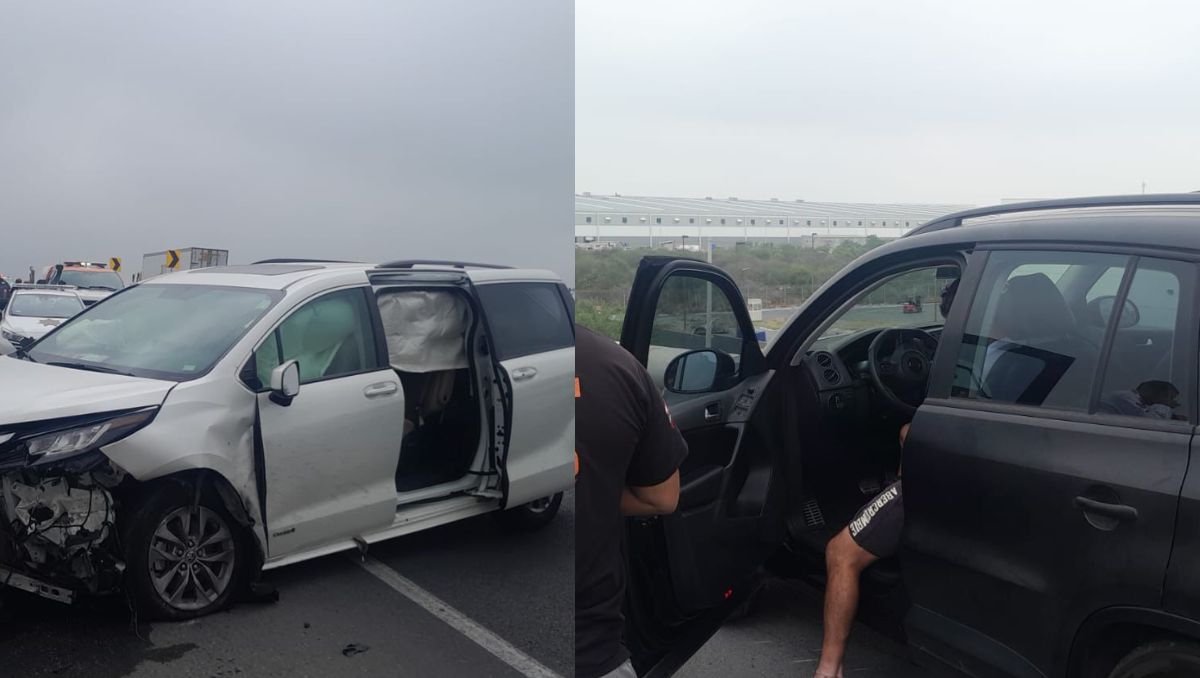 Corporaciones arribaron a la zona de manera que se eliminen riesgos para los demás automovilistas / Pedro Damián.