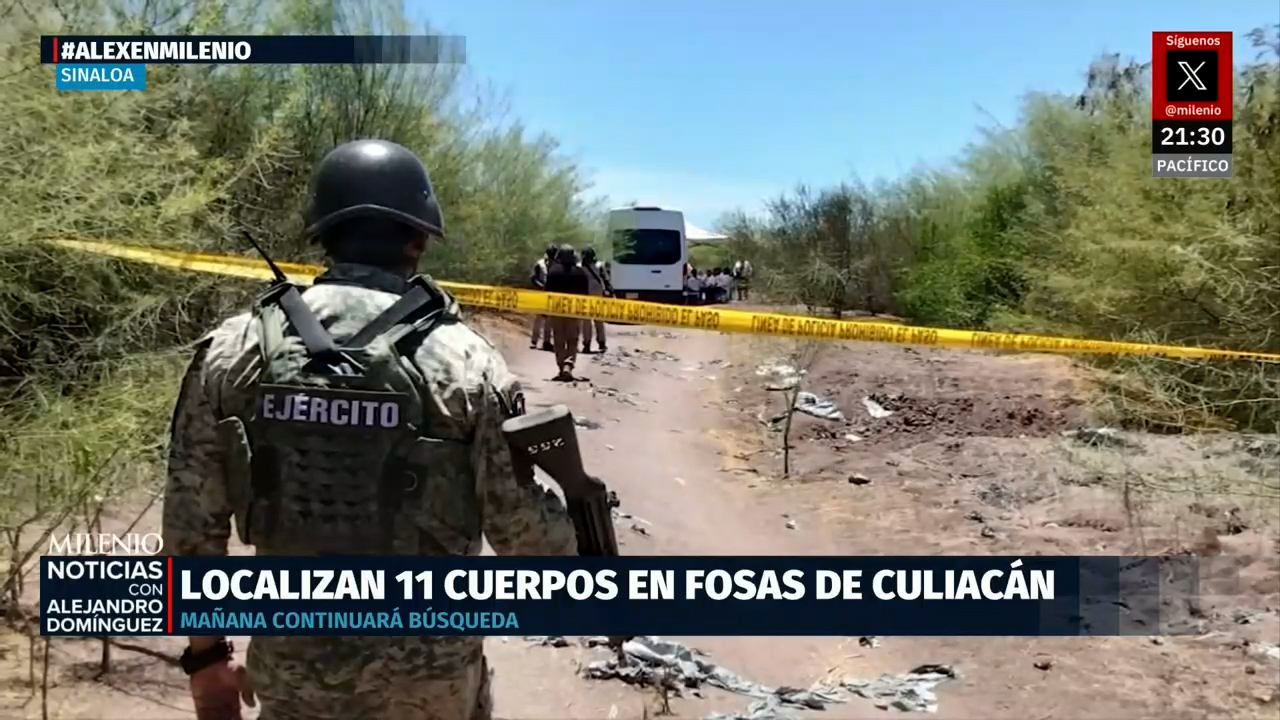 Encuentran 11 cuerpos en fosas clandestinas en Culiacán gracias a colectivo Sabuesos Guerreras