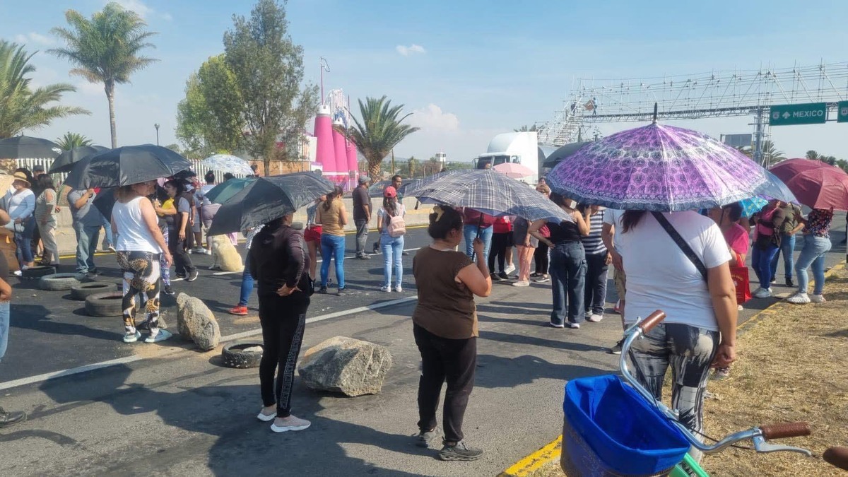 Habitantes de Tizayuca bloquearon ambos sentidos de la México-Pachuca | Cortesía