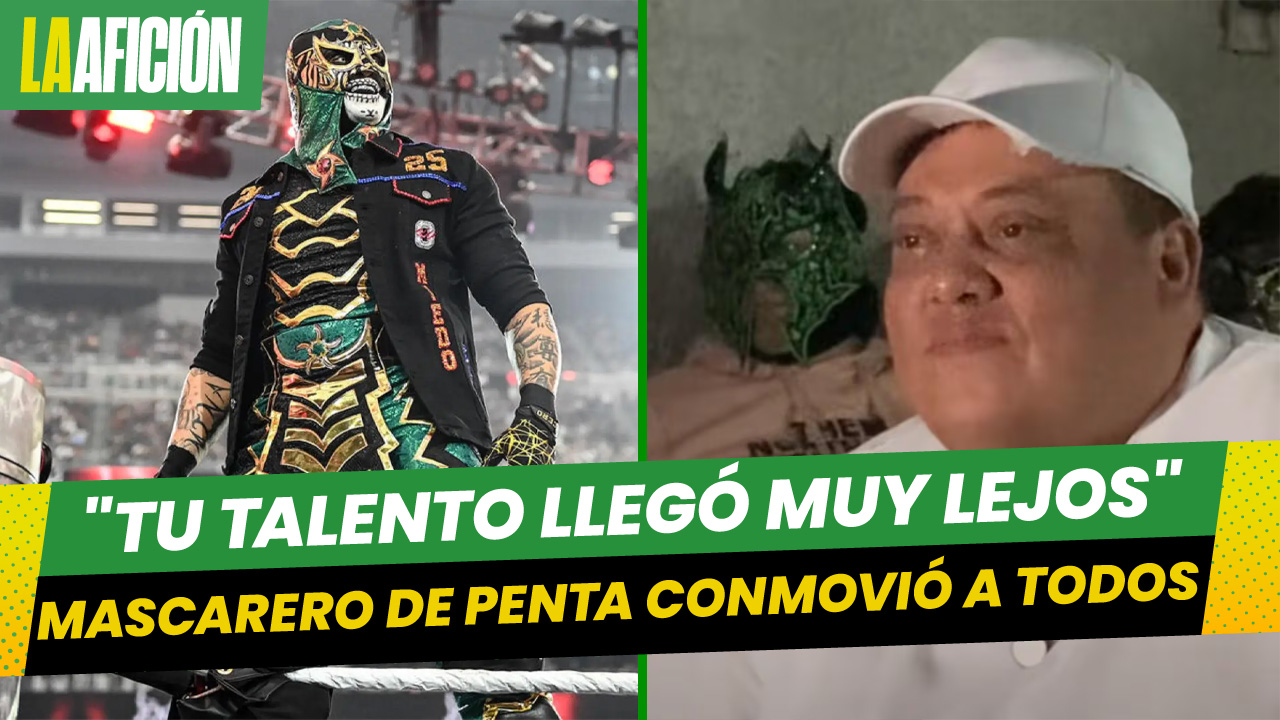Mascarero de Penta Zero Miedo se conmueve hasta las lágrimas al ver su debut en WrestleMania