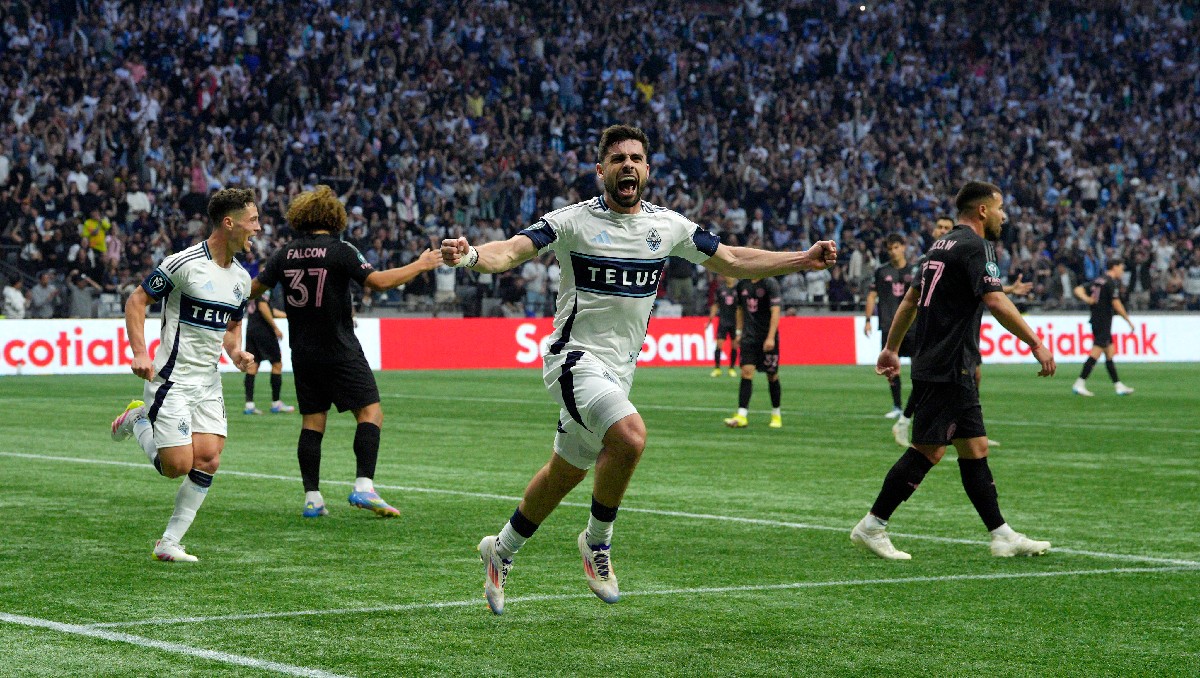 Vancouver Whitecaps vence  a Inter de Miami en semifinales de Concacaf Champions Cup (AFP)