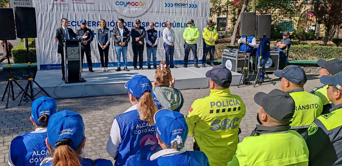 El alcalde de Coyoacán destacó que el avance no habría sido posible sin el respaldo de las fuerzas federales y capitalinas. | Especial