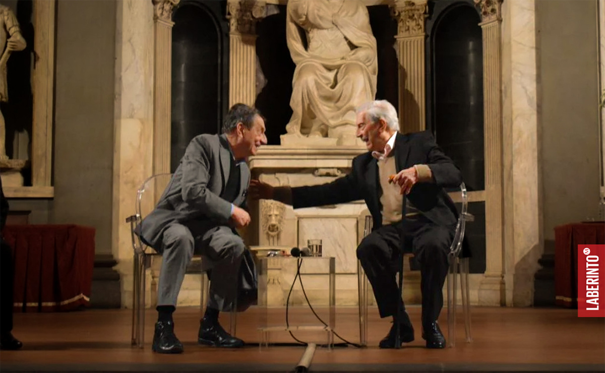 Claudio Magris y Mario Vargas Llosa. (Especial)