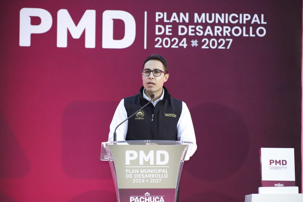 Jorge Reyes, presidente municipal de Pachuca. (Cortesía)