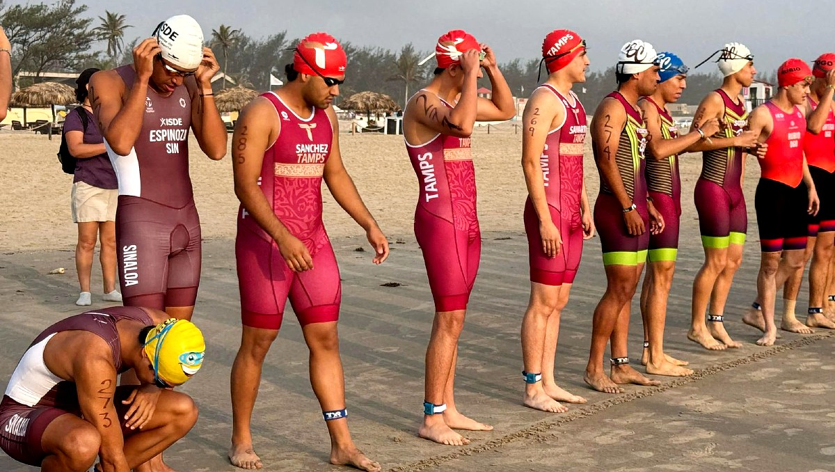Atletas de toda la República Mexicana se dieron cita en playa Miramar de Ciudad Madero. (Sergio Sánchez)