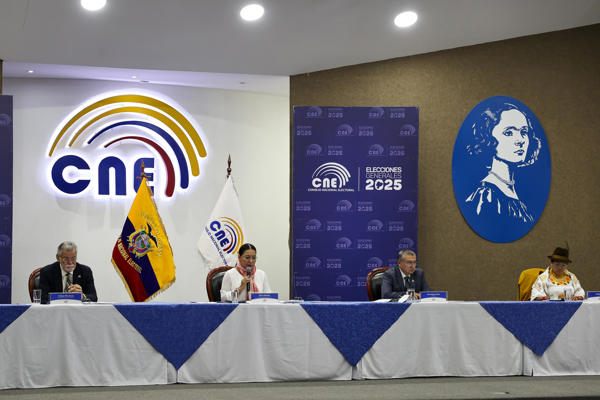 Elecciones 2025 en Ecuador: OEA y CNE ratifican triunfo de Noboa frente a González | Agencia EFE