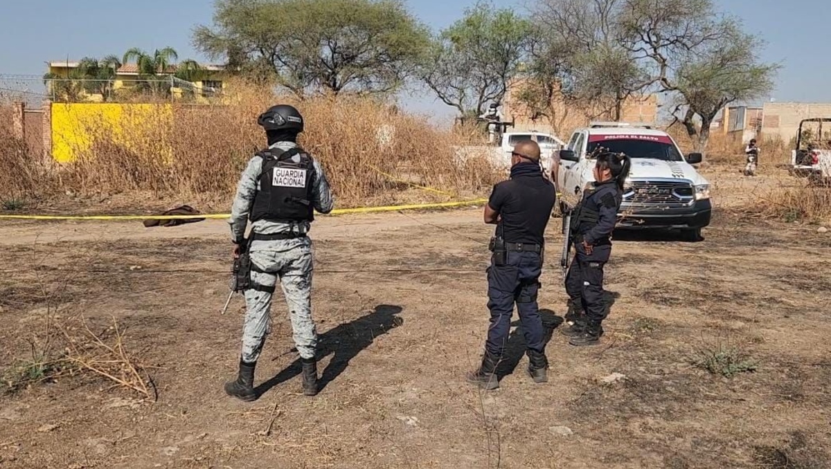 Elementos de la Guardia Nacional acordonaron la zona del homicidio (Foto: Pablo Núñez)
