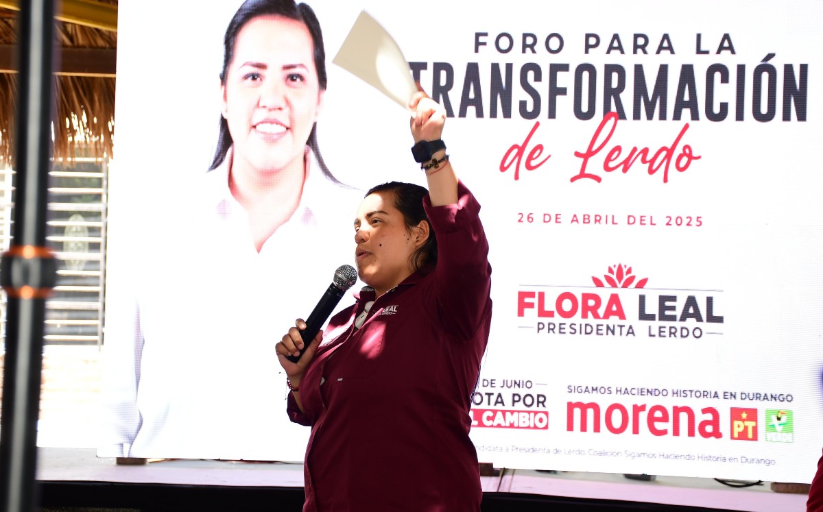 Flora Leal, candidata a la alcaldía en Lerdo. l Especial